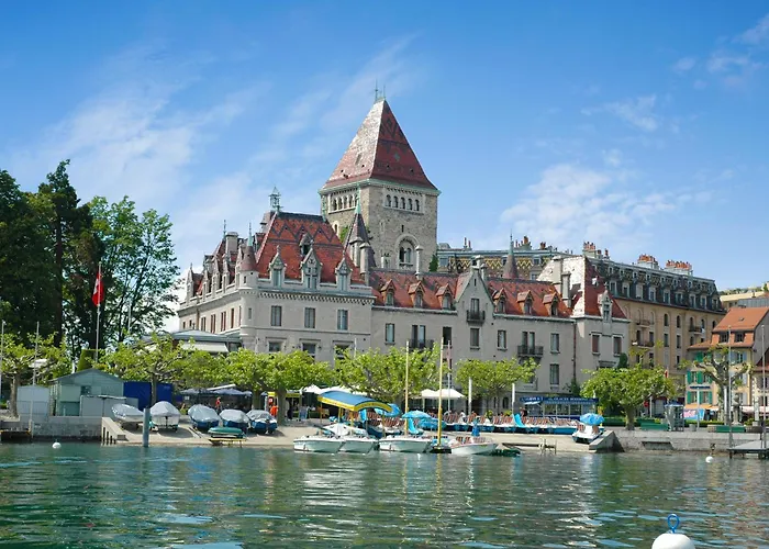 Beach hotel: Chateau D'Ouchy